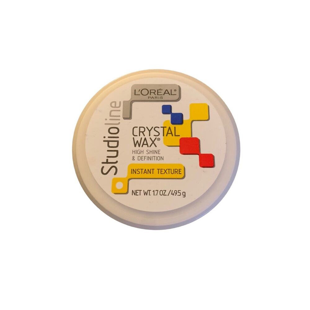 Loreal Crystal Wax Instant‎ Texture ~ 1.7 oz, 49.5g nwob (white container) READ